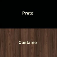 Cor Preto com Castaine